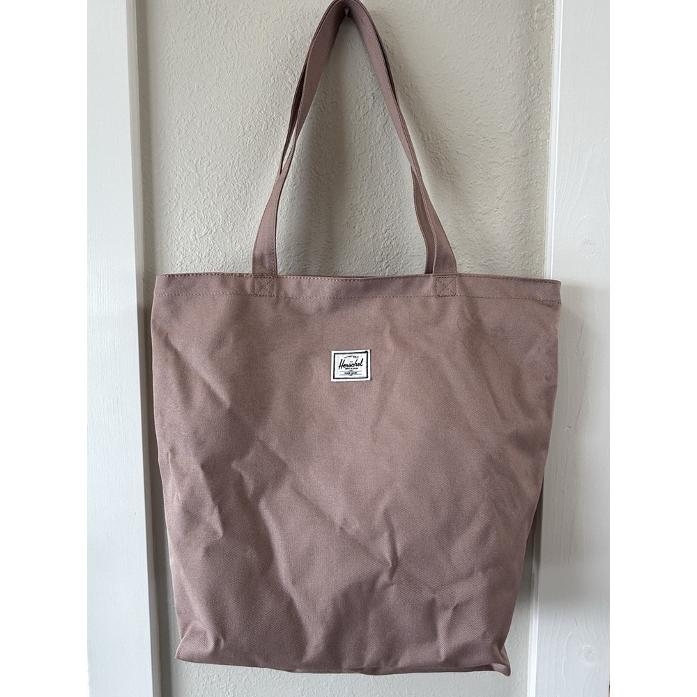 Herschel Supply Co. Classic Tote Ash Rose Polyester Canvas Zip Top Dual Handle